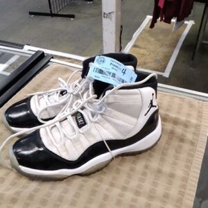 Classic Black and White High-Top Sneakers